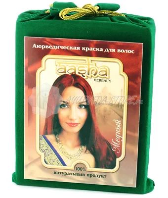 Лот: 6136383. Фото: 1. Аюрведическая краска для волос... Уход за волосами 