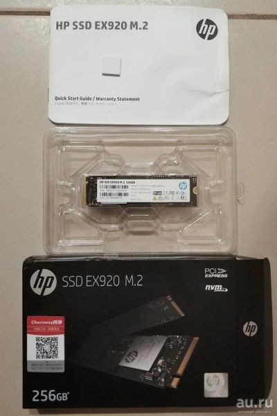 Лот: 14053077. Фото: 1. HP EX920 M.2 256GB NVME SSD. SSD-накопители