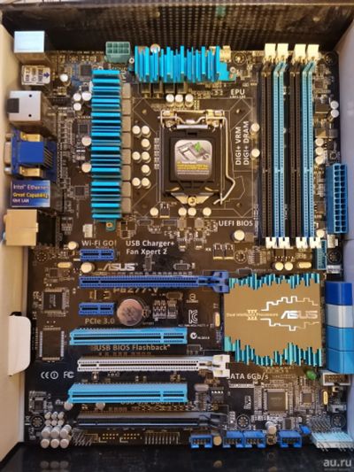 Лот: 16759678. Фото: 1. Материнская плата ASUS P8Z77-V. Материнские платы