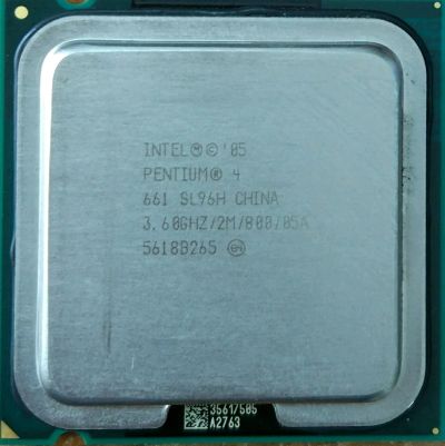 Лот: 9449379. Фото: 1. Intel Pentium 4 661 3.6 Ghz. Процессоры