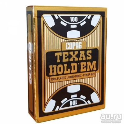 Лот: 15568103. Фото: 1. Карты Copag Texas Hold’Em (черная... Настольные игры, карты