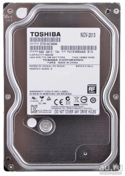 Лот: 7957125. Фото: 1. Жесткий диск HDD SATA-III 500Gb... Жёсткие диски (HDD)