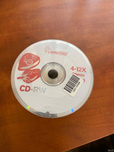 Лот: 18555173. Фото: 1. Диски CD-RW Smartbuy 12x 700mb... CD, DVD, BluRay