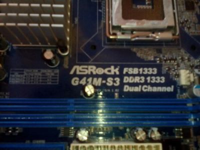 Лот: 5282238. Фото: 1. Материнская плата ASRock G41M-S3... Материнские платы