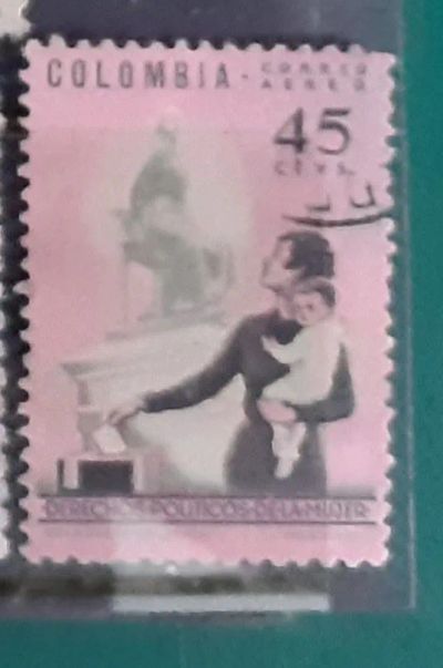 Лот: 25052314. Фото: 1. Марка.Колумбия. 1965 г. Марки