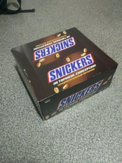 Лот: 12326693. Фото: 1. Шоколадный батончик Snickers. Шоколад, конфеты