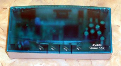 Лот: 83073. Фото: 1. Внешний модем Zyxel Omni 56K. Проводные модемы