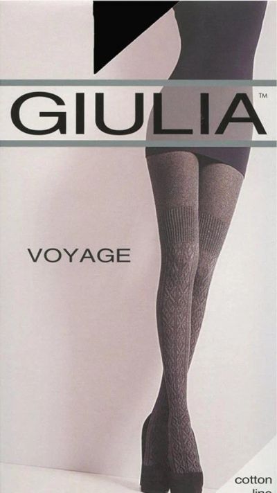 Лот: 8419874. Фото: 1. Колготки с эмитацией ботфорт Voyage... Колготки, чулки