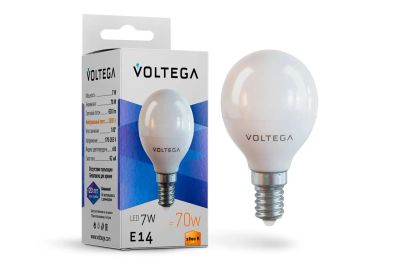 Лот: 23948713. Фото: 1. Лампа светодиодная VOLTEGA Simple. Лампочки