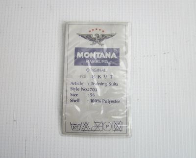 Лот: 25032192. Фото: 1. Этикетка спортивный костюм "Montana... Бутылки, пробки, этикетки