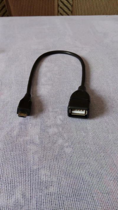 Лот: 11052443. Фото: 1. Кабель OTG micro USB. Дата-кабели, переходники