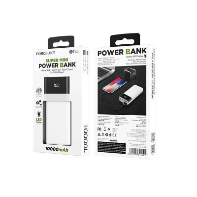 Лот: 22150668. Фото: 1. Power Bank BOROFONE BT25 10000mAh... Внешние, портативные аккумуляторы для смартфонов (Power bank)