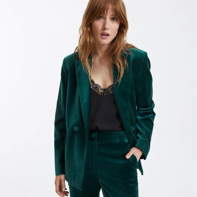 Лот: 24155168. Фото: 1. Бархатный LaRedoute. Пиджаки, жакеты, жилеты