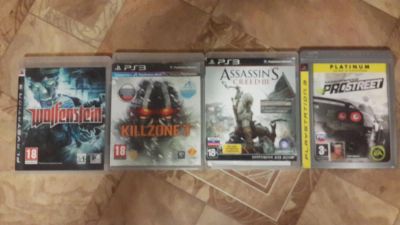 Лот: 6694140. Фото: 1. Игры PS3: NFS Prostreet, Assassins... Игры для консолей