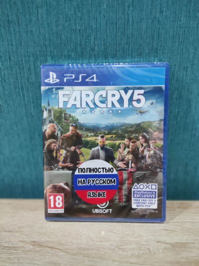 Лот: 20032354. Фото: 1. Игра PS4 Farcry 5. Диск. Не вскрывался... Игры для консолей