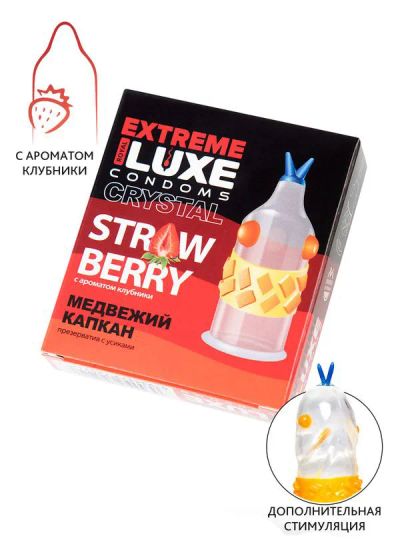 Лот: 24255185. Фото: 1. Презерватив стимулирующий Luxe... Презервативы