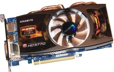 Лот: 4829683. Фото: 1. Gigabyte Radeon HD 5770 Super... Видеокарты