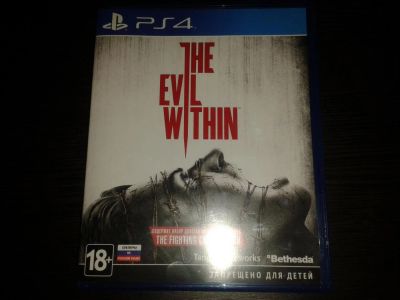 Лот: 4760112. Фото: 1. диск для ps4 the evil within. Игры для консолей