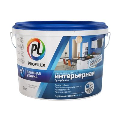 Лот: 24082886. Фото: 1. Краска воднодисперсионная, Profilux... Краски, лаки, растворитель