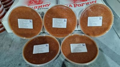 Лот: 22488718. Фото: 1. Икра сельди пробойная с копченым... Икра, рыба, морепродукты