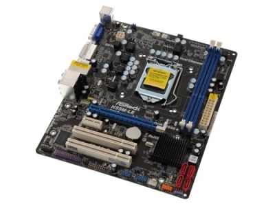 Лот: 18331407. Фото: 1. ASRock LGA1156 H55M-LE. Материнские платы