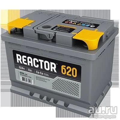 Лот: 9139849. Фото: 1. аккумулятор Reactor 62а.ч пр/обр... Аккумуляторы