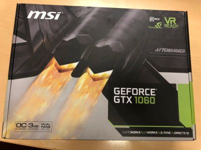 Лот: 14948461. Фото: 1. Видеокарта msi GeForce gtx 1060... Видеокарты