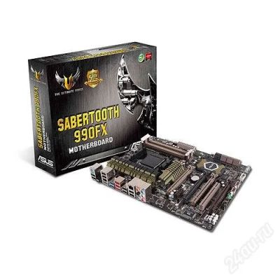 Лот: 2831710. Фото: 1. SABERTOOTH 990FX. Материнские платы