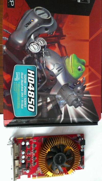 Лот: 4002146. Фото: 1. Palit Radeon HD 4850. Видеокарты