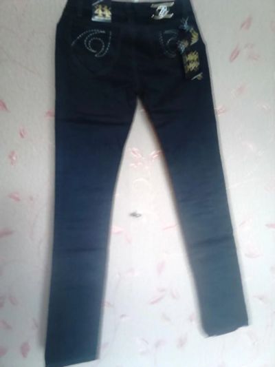 Лот: 6204626. Фото: 1. Новые черные джинсы. Джинсы