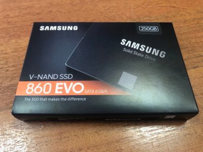 Лот: 15790760. Фото: 1. Твердотельный диск SSD 250Gb Samsung... SSD-накопители