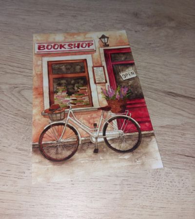 Лот: 20867837. Фото: 1. Открытка. Bookshop. Открытки, конверты