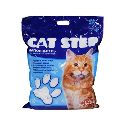 Лот: 10406603. Фото: 1. Наполнитель cat step силикагель... Миски, лотки, наполнители