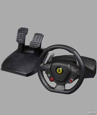 Лот: 17078661. Фото: 1. Игровой руль Thrustmaster Ferrari... Рули, джойстики