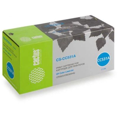 Лот: 24949877. Фото: 1. Картридж_лазерный Cactus CS-CC531A... Картриджи, расходные материалы