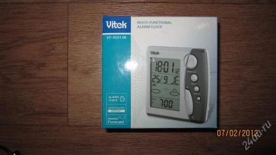 Лот: 1543971. Фото: 1. Настольные часы Vitek с прогнозом... Красноярск