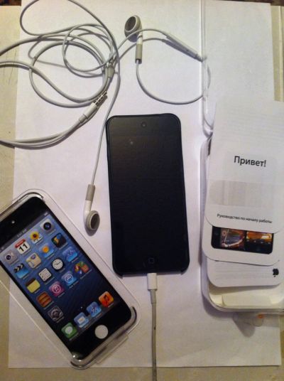 Лот: 4040608. Фото: 1. Apple iPod Touch 5 32GB - Black... Плееры