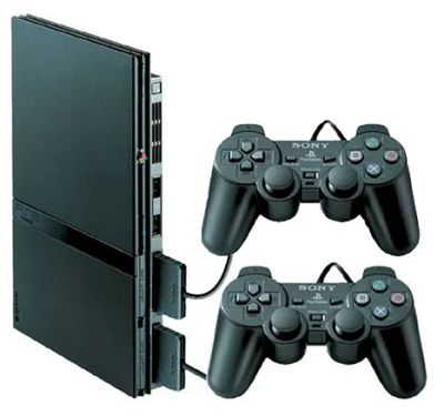 Лот: 3383963. Фото: 1. Sony Playstation 2 slim + диски... Игровые приставки, консоли