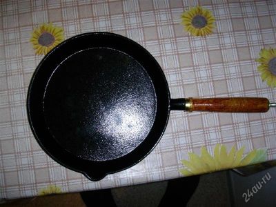 Лот: 2228855. Фото: 1. Чугунная сковорода. Сковороды и сотейники