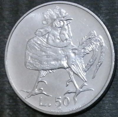 Лот: 15229249. Фото: 1. Сан-Марино. 50 лир. 1974 год. Остальные страны