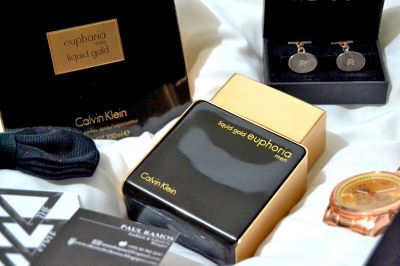 Лот: 17230796. Фото: 1. Парфюм вода Calvin Klein gold... Мужская парфюмерия