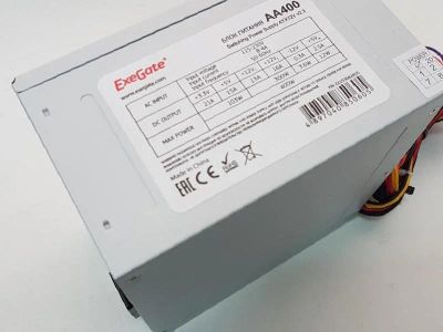 Лот: 14948911. Фото: 1. Блок питания EXE Gate AA400. Корпуса, блоки питания