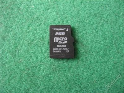 Лот: 843988. Фото: 1. карта памяти флэшка microSD 2Gb... Карты памяти