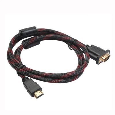 Лот: 10024280. Фото: 1. HDMI-VGA кабель 1,5 м (Внимательно... Шлейфы, кабели, переходники