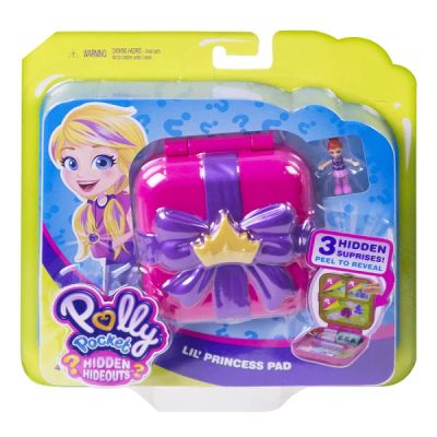 Лот: 15047637. Фото: 1. Mattel Polly Pocket Мини-мир розовый... Конструкторы