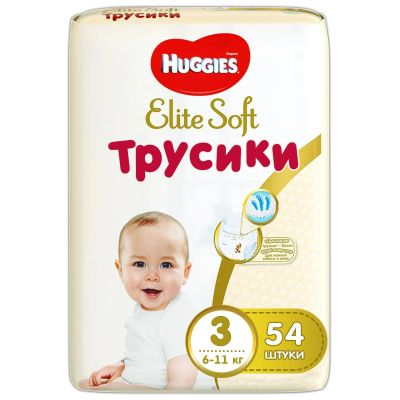 Лот: 11994441. Фото: 1. Трусики Huggies Elite Soft 3 54... Детская гигиена