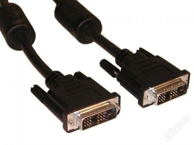 Лот: 2723451. Фото: 1. Кабель монитора 1.8м DVI ,DVI-DVI... Шлейфы, кабели, переходники