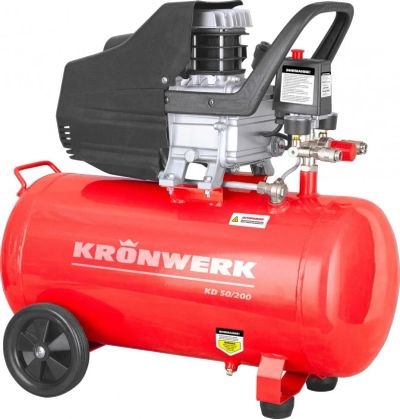 Лот: 14856449. Фото: 1. Компрессор Kronwerk KD 50/200... Пневмоинструмент