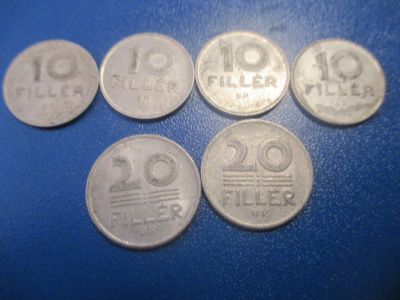 Лот: 19136710. Фото: 1. Венгрия . 6 монет. Европа