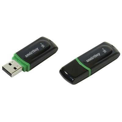 Лот: 10854953. Фото: 1. USB 16 Gb Smart Buy Paean (black... USB-флеш карты